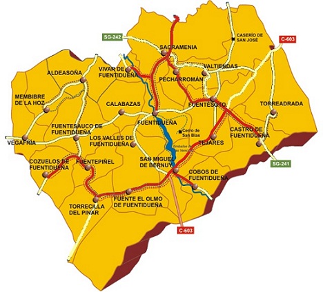 plano de ruta del "del romnico"