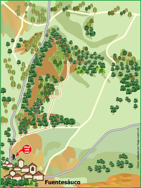 plano de ruta del "monte del concejo" plano de ruta del "monte del concejo"